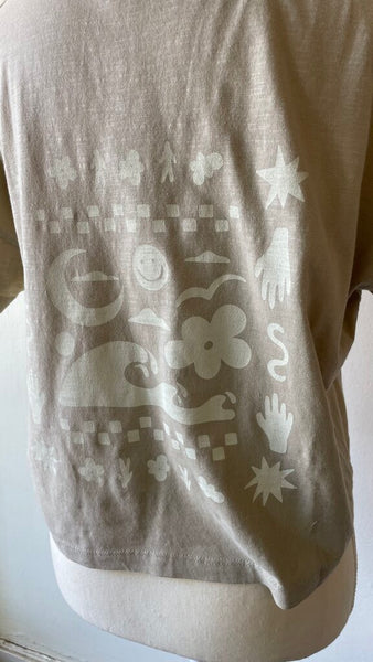 Known Supply 'Coastal' Cropped Graphic Tee