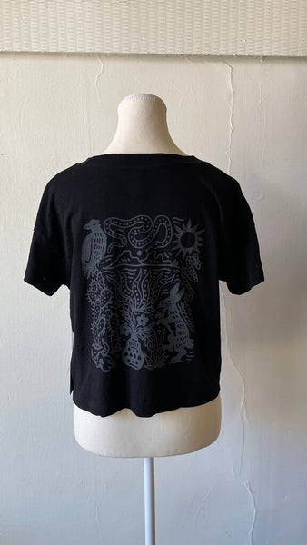 Known Supply 'Desert' Cropped Graphic Tee