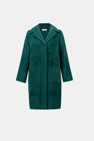 Joseph Ribkoff 264921 Studded Sweater Coat - Ivy