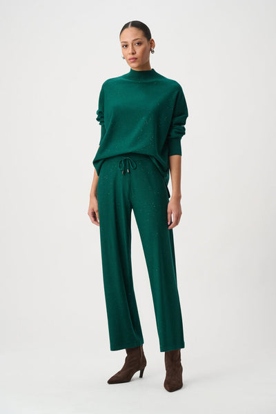 Joseph Ribkoff 264931 Sequin Knit Pants - Ivy