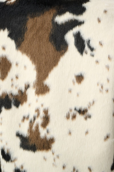 Joseph Ribkoff 264944 Faux Fur Cow Print Coat