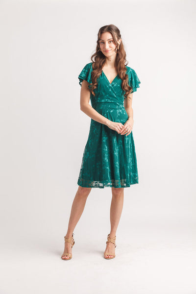 Papillon Ivy Floral Mesh Dress