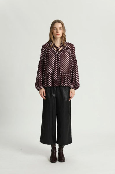 The Korner 'Emile' Polka-Dot Blouse