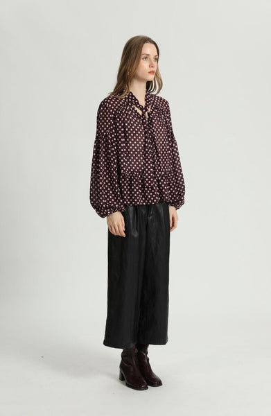 The Korner 'Emile' Polka-Dot Blouse