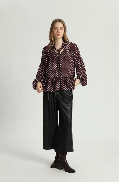 The Korner 'Emile' Polka-Dot Blouse