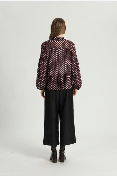 The Korner 'Emile' Polka-Dot Blouse