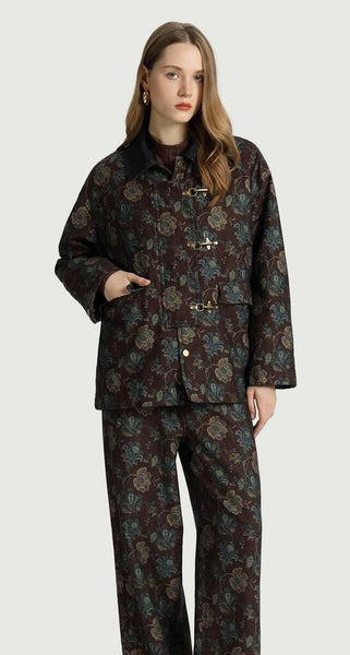 The Korner 'Ulla' Floral Tapestry Jacket