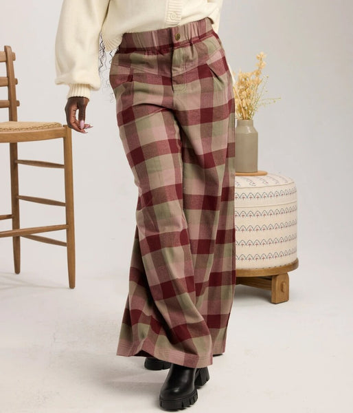 Known Supply 'Wells' Plaid Flannel Pant