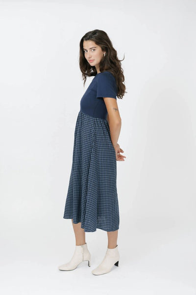 Smash + Tess 'Andie' Gingham Dress - Navy
