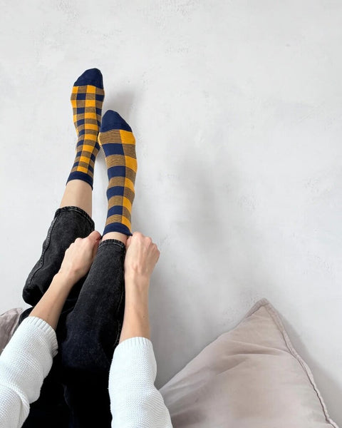 Friday Sock Co. Women's Modern Plaid Socks