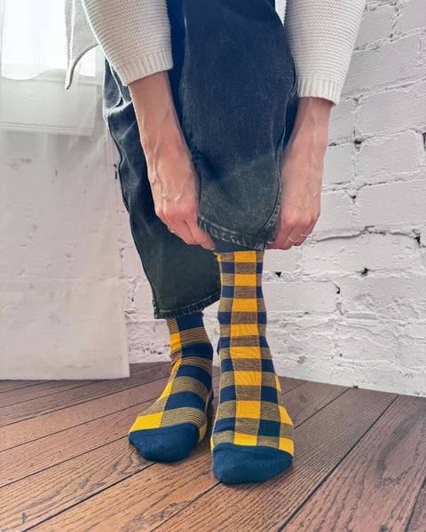 Friday Sock Co. Women's Modern Plaid Socks