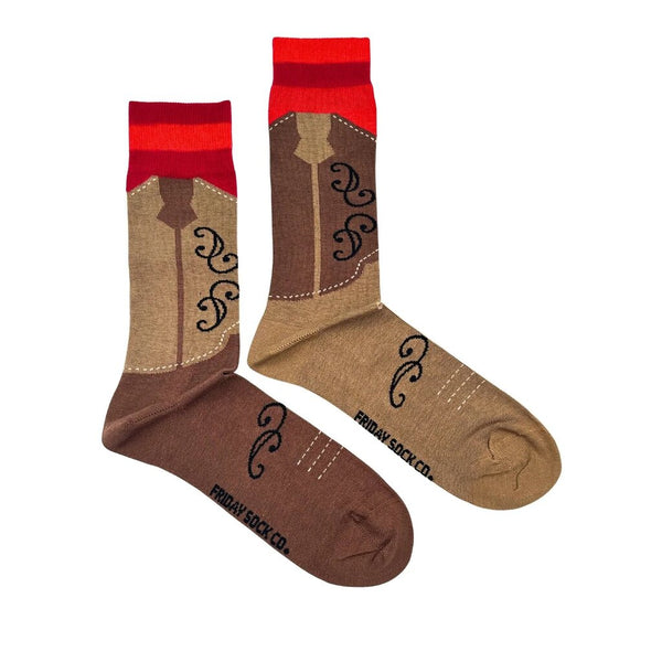 Friday Sock Co. Men's Cowboy Boot Socks