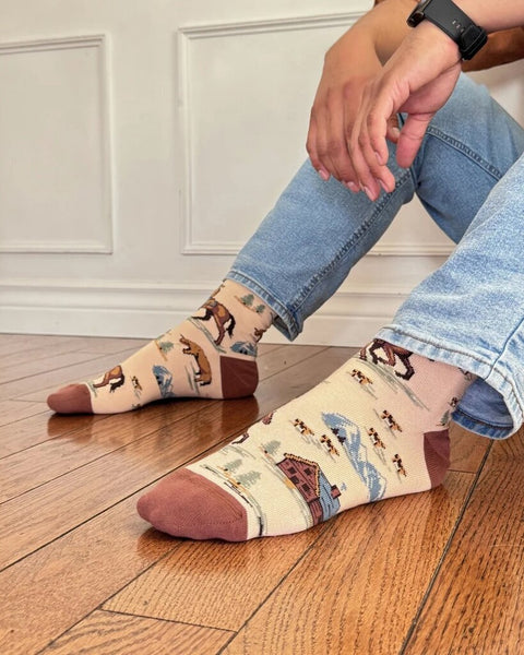 Friday Sock Co. Men's Western Cowboy Socks