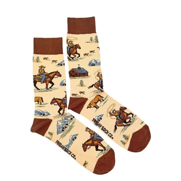 Friday Sock Co. Men's Western Cowboy Socks