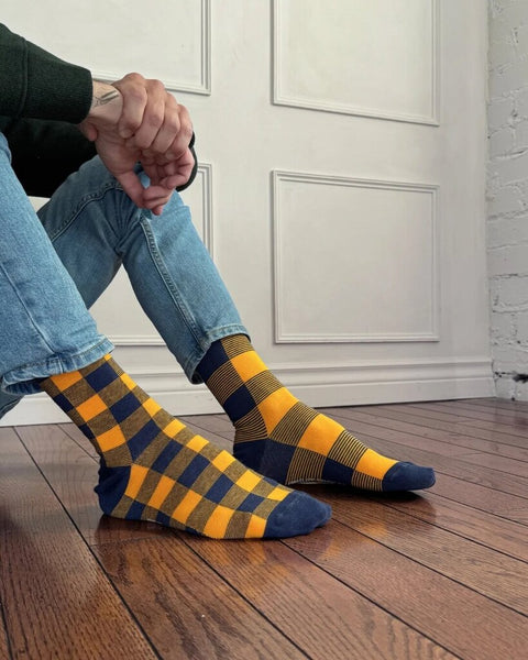 Friday Sock Co. Modern Plaid Socks