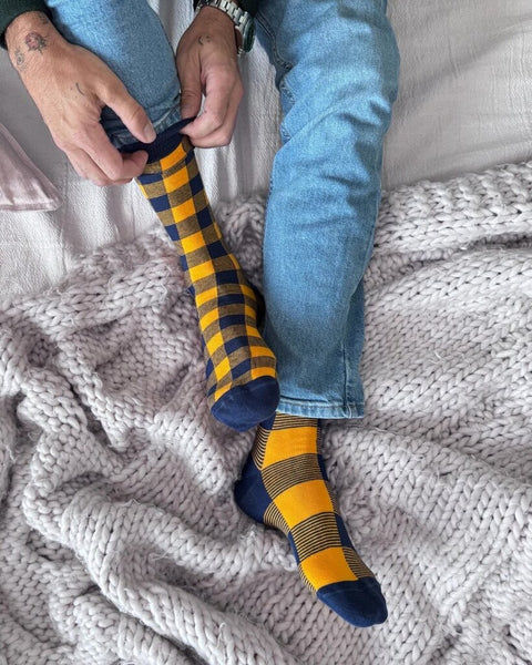 Friday Sock Co. Modern Plaid Socks