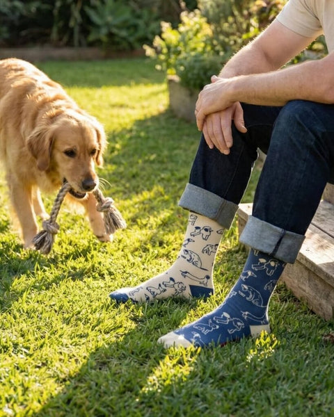 Friday Sock Co. Men's Dogs This Did Good Socks
