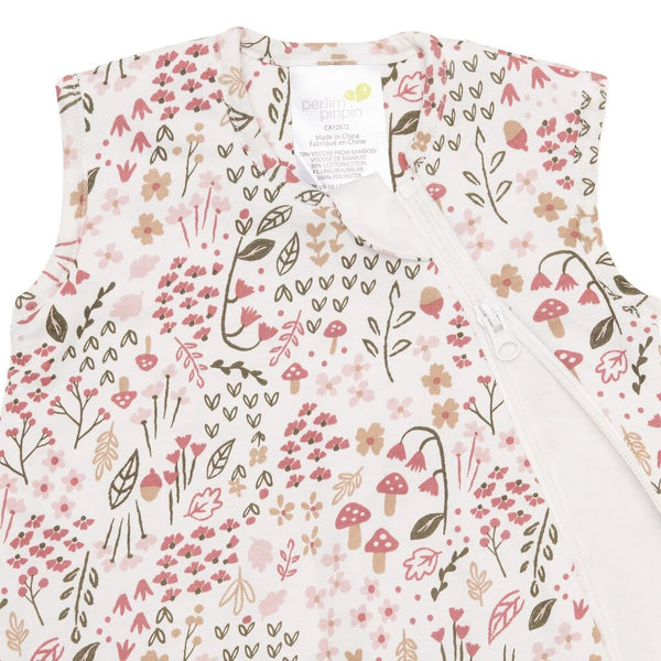 Perlimpinpin Quilted Bamboo Sleep Sack - Garden (2.5 TOG)