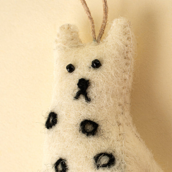 Curios Cat Felt Ornament