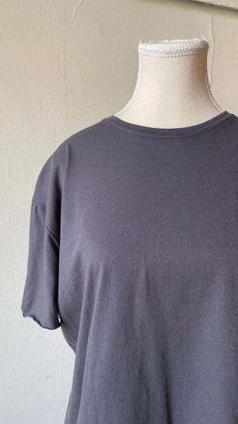 Hello Nite 'Alex' 100% Cotton Relaxed Boyfriend Crew Tee - Shadow