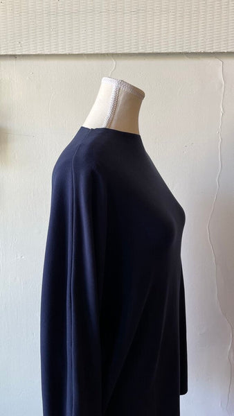 Hello Nite 'James' Double Fleece Dolman Long Sleeve Top - Navy