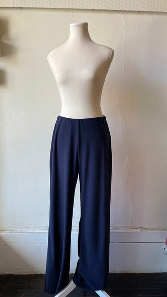 Hello Nite 'Mika' Double Fleece Pull On Pant - Midnight Navy