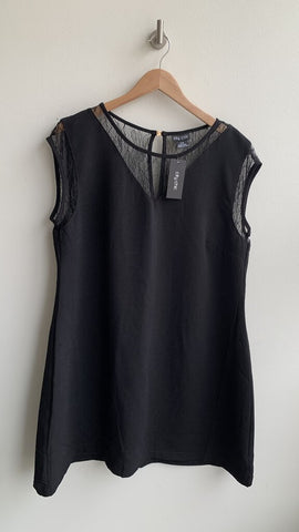 City ChiC Black Lace V-Neck Sleeveless Sheath Dress - Size 16 (NWT)