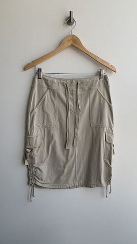 Neon Buddha Tan Cargo Pocket Skirt - Size X-Small