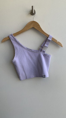 Ninth Hall Lavender Buckle Strap Crop Top - Size Small