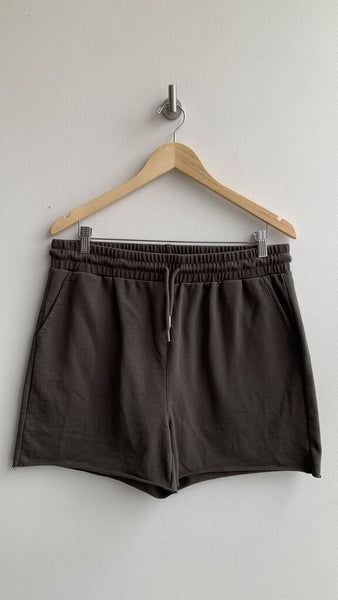 RDI Olive Green Sweat Shorts - Size Large