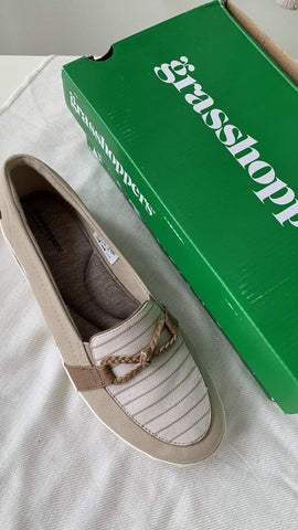 Grasshoppers 'Widsor' Braid Canvas Slip-On Shoe - Size 9.5