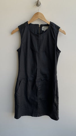 Current Elliot Black Shiny Stretch Denim Sleeveless Dress - Size 1