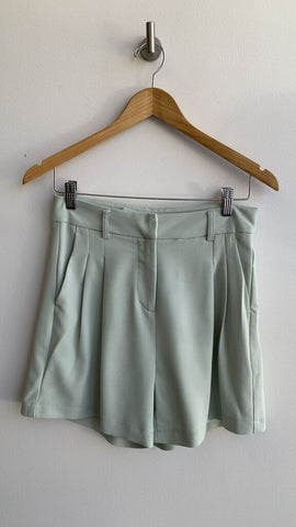 Shinestar Mint Green High Waisted Pleated Short - Size Small