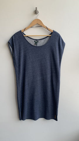 Roots Grey Cap Sleeve Sweat T-Shirt Dress - Size Medium