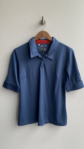 Adidas Mineral Blue Golf Shirt - Size Medium