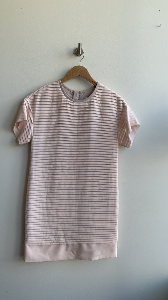 J.Crew Blush Textured Short Sleeve Shift Dress - Size 0