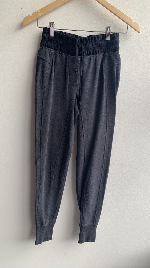 Lululemon Grey Back Pocket Sweat Joggers - Size 2