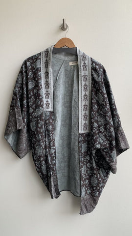 Golden by TNA Navy Printed Kimono - Size X-Small