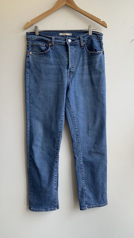 Levi's Mid-Blue Wedgie Straight Leg Jeans - Size 31