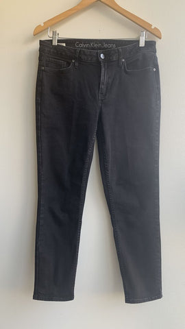 Calvin Klein Black Skinny Ankle Jeans - Size 31