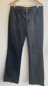 Aura Black Straight Leg Jeans - Size 14