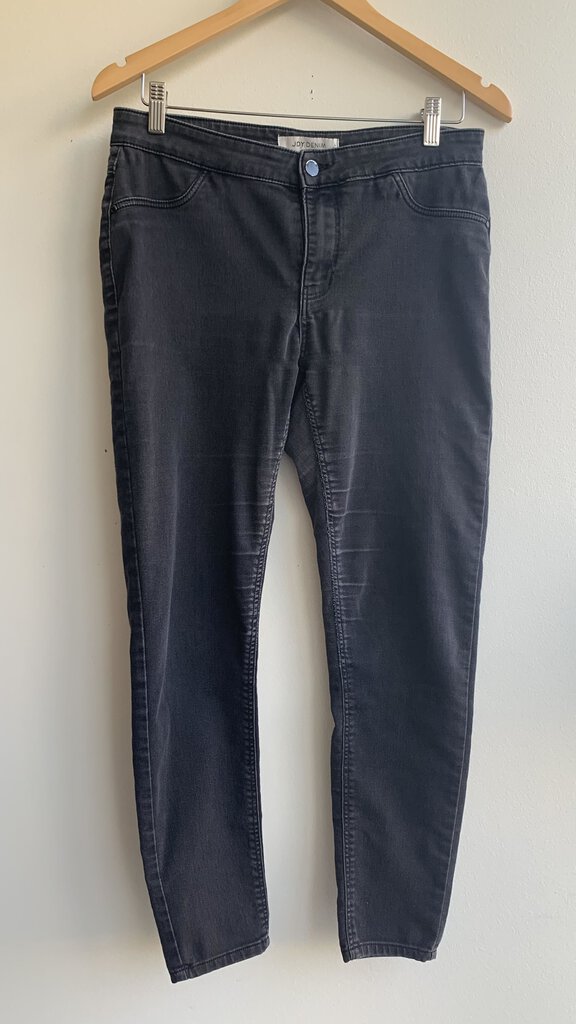 JDY Denim Black Stretch Skinny Jeans - Size Large