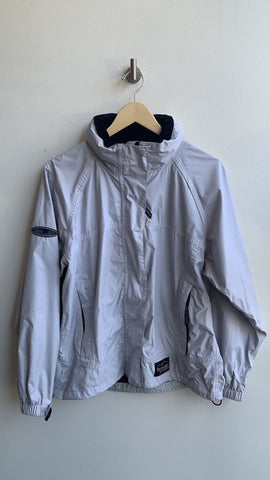 Rockwater Designs Grey Mesh Lined Windbreaker Jacket - Size Large (Estimated)