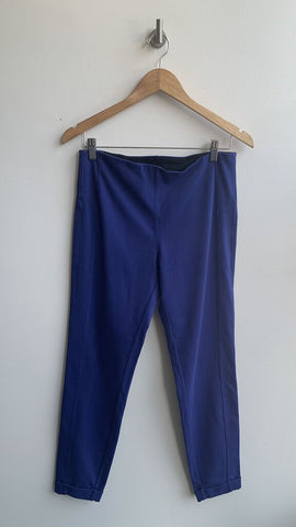 Tribal Blue Cuffed Pull-On Pants - Size Medium