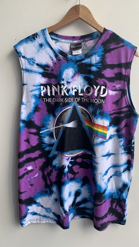 Pink Floyd Tie-Dye Dark Side of the Moon Tank - Size Large