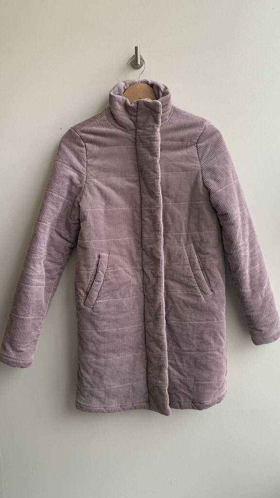 Pre-Owned Jackson Rowe Purple Corduroy Quilted Coat - Size X-Small