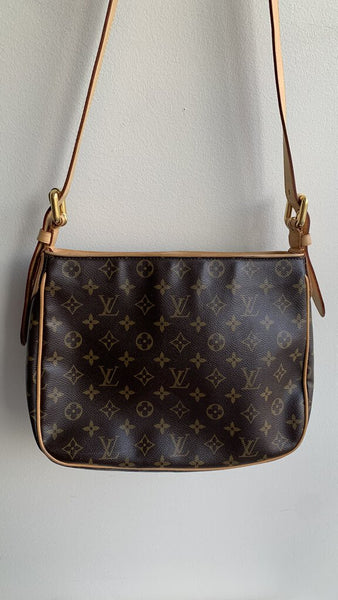 Pre-Owned Louis Vuitton Brown Monogram Hudson PM Shoulder Bag