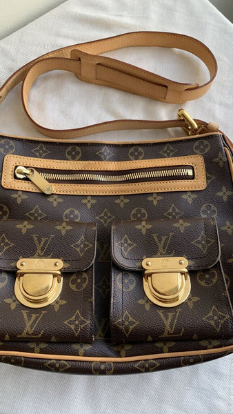 Pre-Owned Louis Vuitton Brown Monogram Hudson PM Shoulder Bag