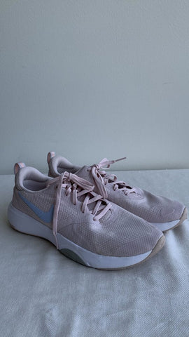 Pre-Owned Nike Blush Purple Swish Sneakers - Size 9