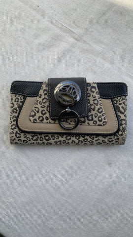 Pre-Owned Joanel Leopard Print Wallet